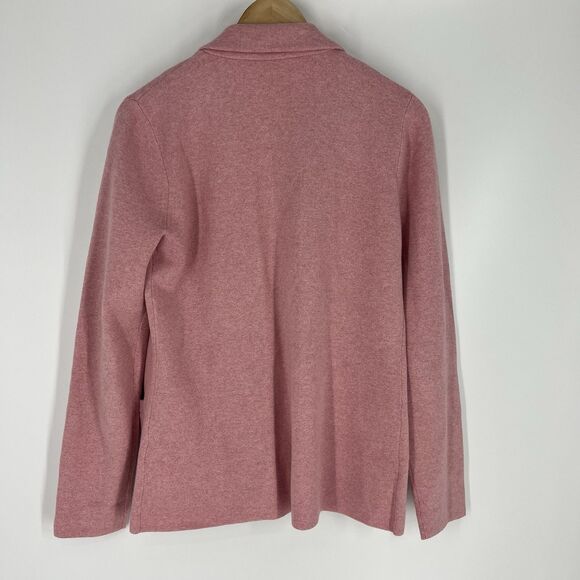 J Crew Schoolboy Sweater Blazer Size Small Womens Pink Preppy Academia Knit - Picture 4 of 7